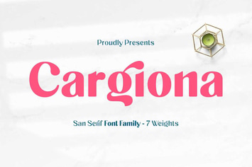 Cargiona - Sans Serif Font Family