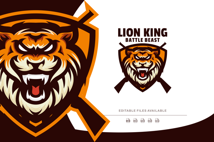 Lion Mascot Logo