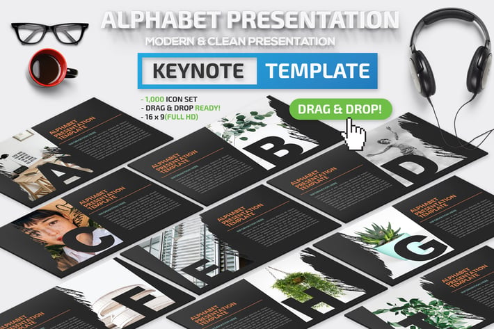Alphabet Keynote Presentation Template