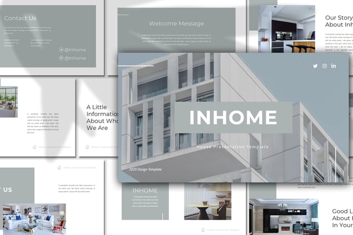 Inhome – House Business Keynote Template