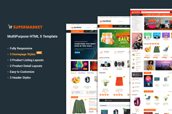 Supermarket - MultiPurpose HTML 5 Template
