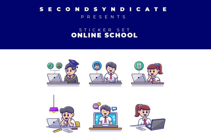 ONLINE SCHOOL STICKER PACK