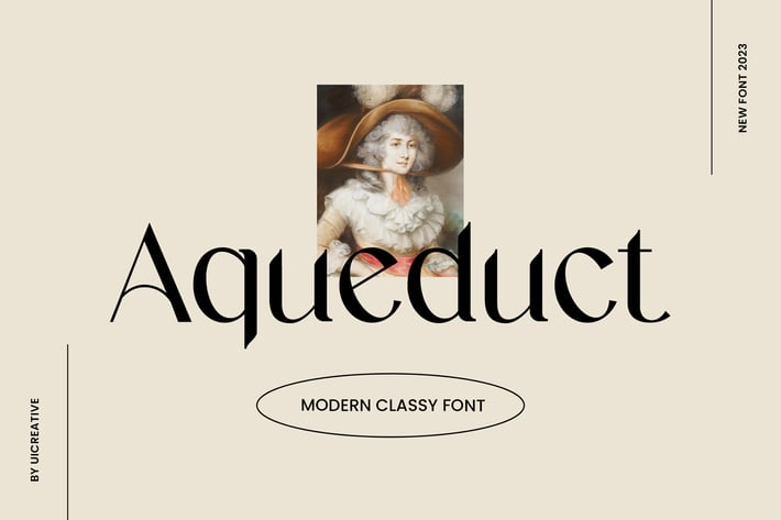 Aqueduct Modern Classy Serif Font