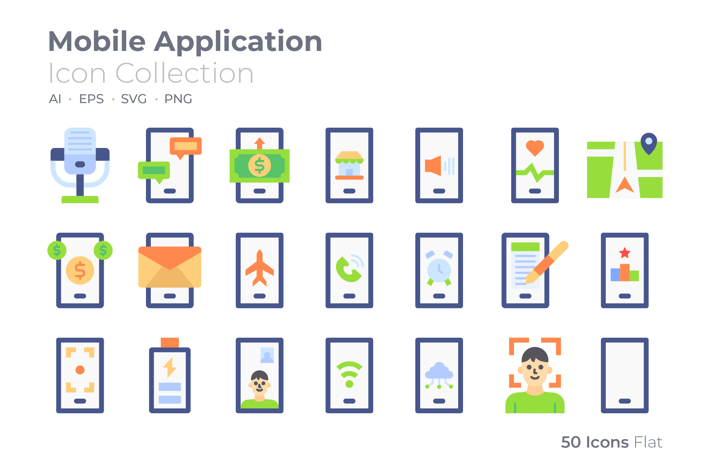Mobile Application Color Icon