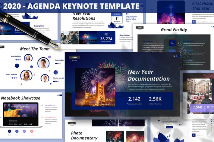 2020 - Agenda Keynote Template