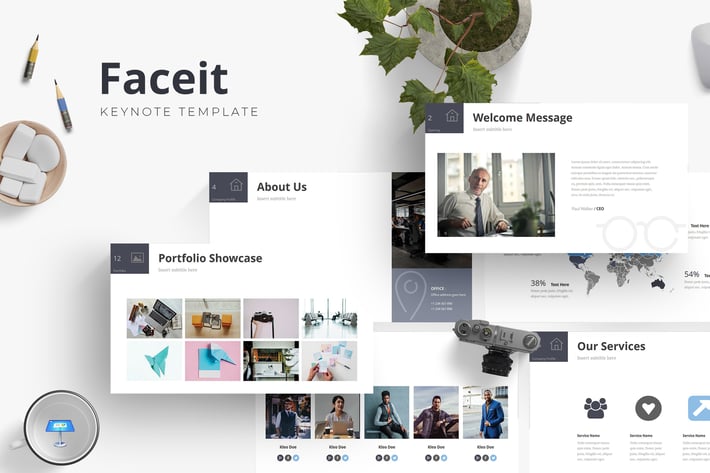 Faceit - Keynote Template