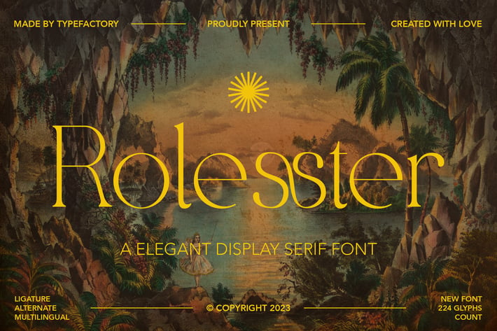 Rollester - Elegant Serif Font