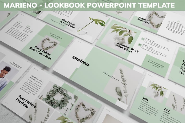 Marieno - Lookbook Powerpoint Template