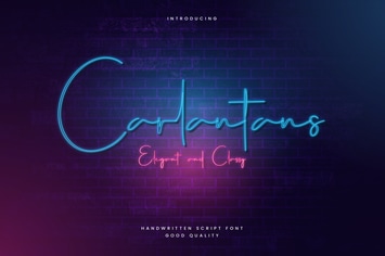 Carlantans - Elegant Signature Font