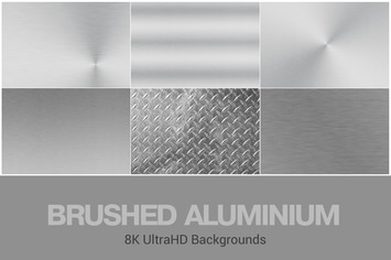 8K UltraHD Brushed Aluminium Background