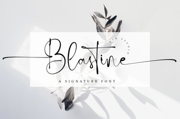 Blastine-Beautiful Signature Font