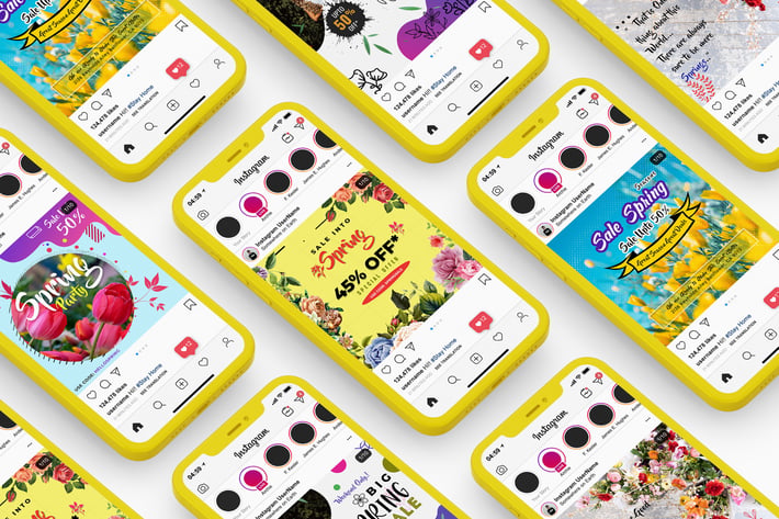 Spring Season Social Media Templates
