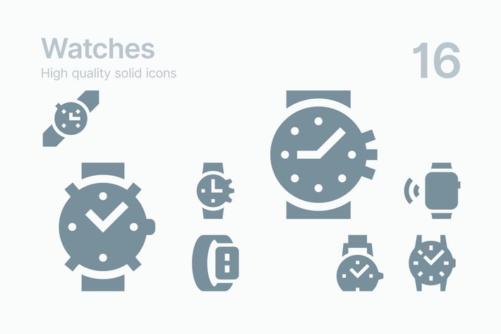 Watches Icons
