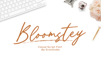 Bloomstey - Casual Script Font