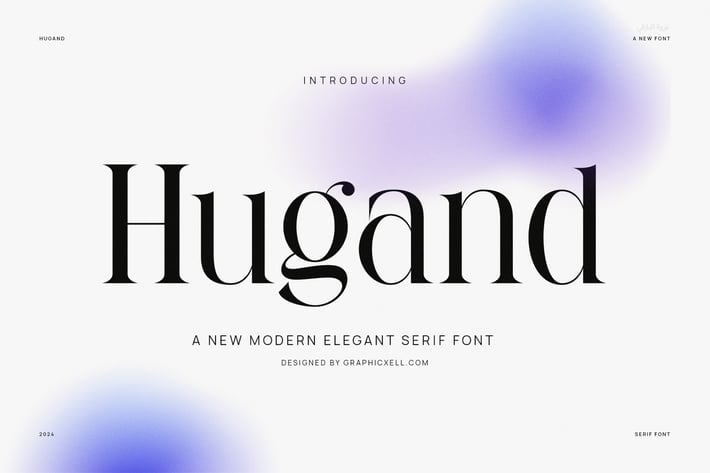Hugand Modern Serif Font