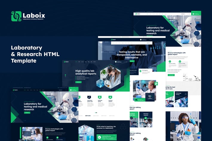 Laboix - Laboratory & Research HTML Template