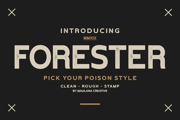 Forester Vintage Sans Serif