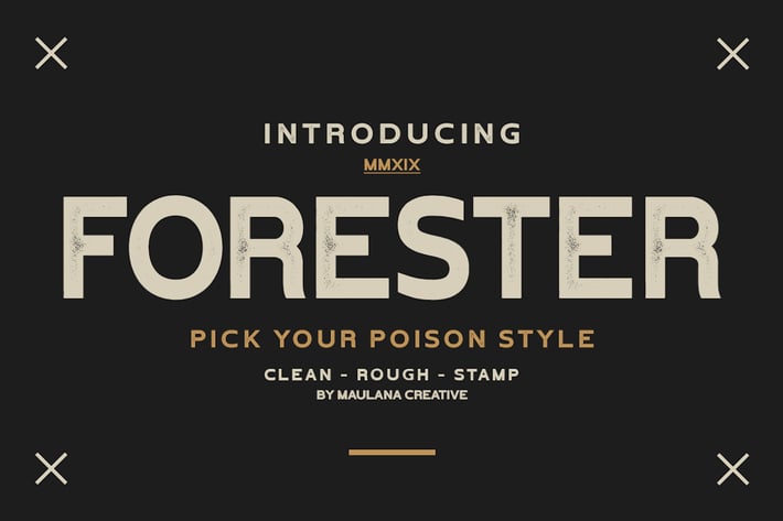 Forester Vintage Sans Serif