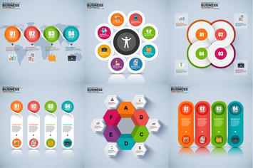 Business 3D Infographics