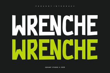Wrenche - Adventure & Outdoor Font