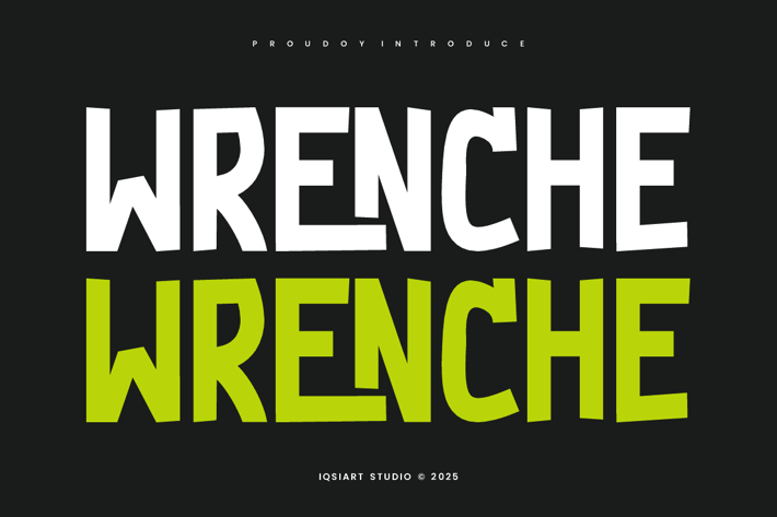 Wrenche - Adventure & Outdoor Font