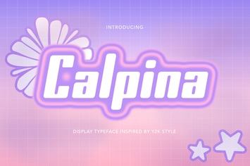 Calpina - Y2k Retro Font