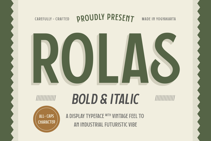 Rolas - Bold and Italic