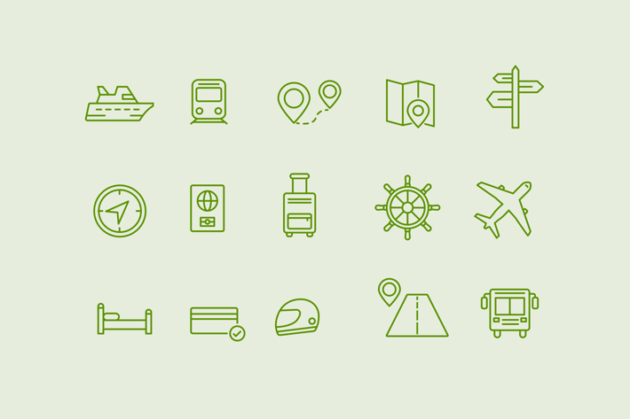15 Journey Icons