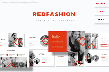 Red Fashion - Presentation Template