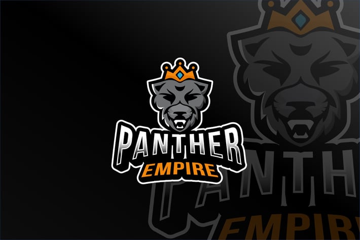 Panther Empire Esport Logo Template