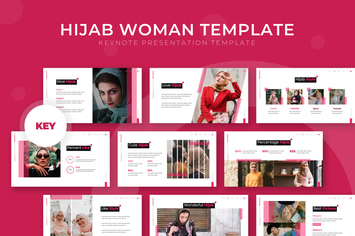 Hijab  Woman - Keynote Template