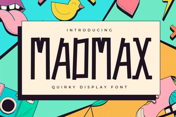 Madmax - Quirky Display Font