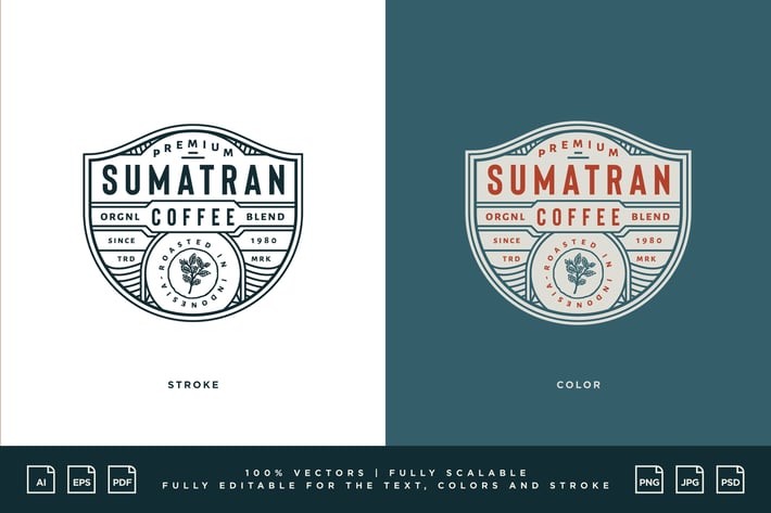 Coffee Logo - Sumatran Coffee - Original Blend