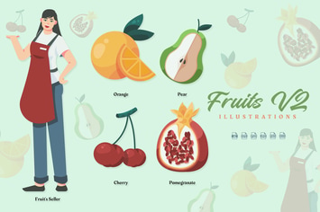 Fruits V2 - Illustrations