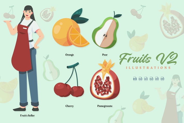 Fruits V2 - Illustrations