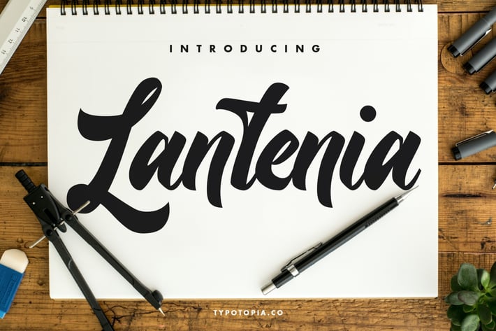Lantenia Modern Script Font