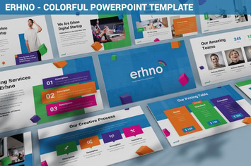 Erhno - Colorful Powerpoint Template