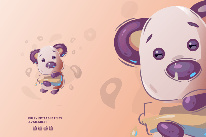 Cute Bear Illustration