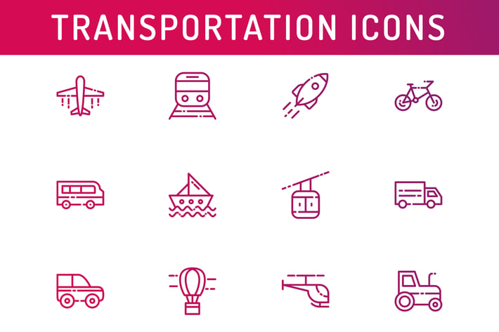 Transportation Icons
