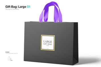 Large Shopping Bag Mockup