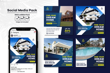 Real Estate Social Media Post Template