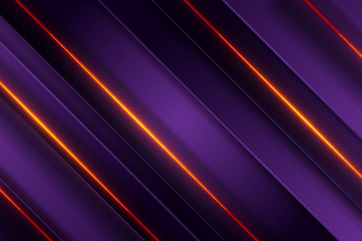 Dark violet stripes with glowing orange lines