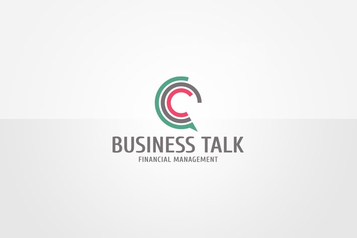 Business Talk Logo Template