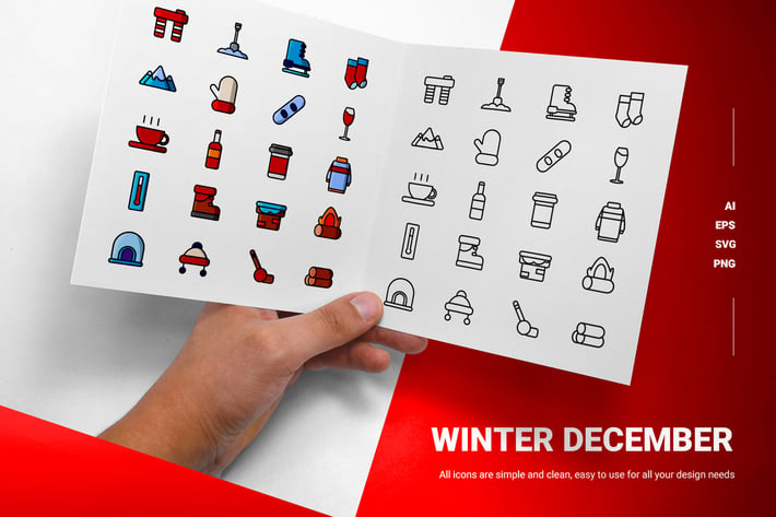 Winter December - Icons