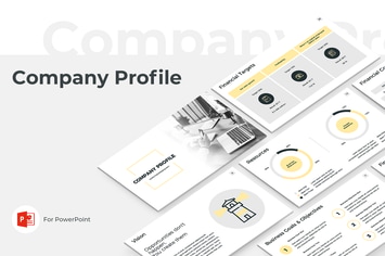 Company Profile PowerPoint Presentation Template