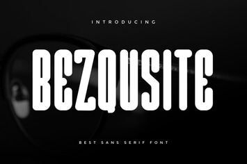 Bezqusite - Sans Serif Font