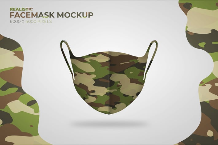 Scuba Face Mask Mockup