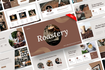 Roastery - Cafe & Coffee Shop PowerPoint