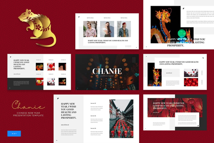 Chanie - Chinese New Year Keynote Template