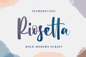 Riosetta - Bold Modern Script